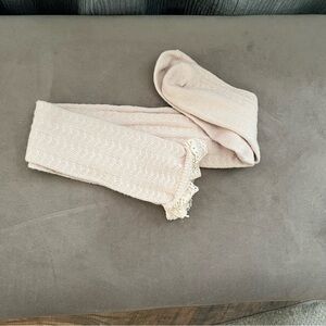 Elegant Lace Trim Over the Knee Socks